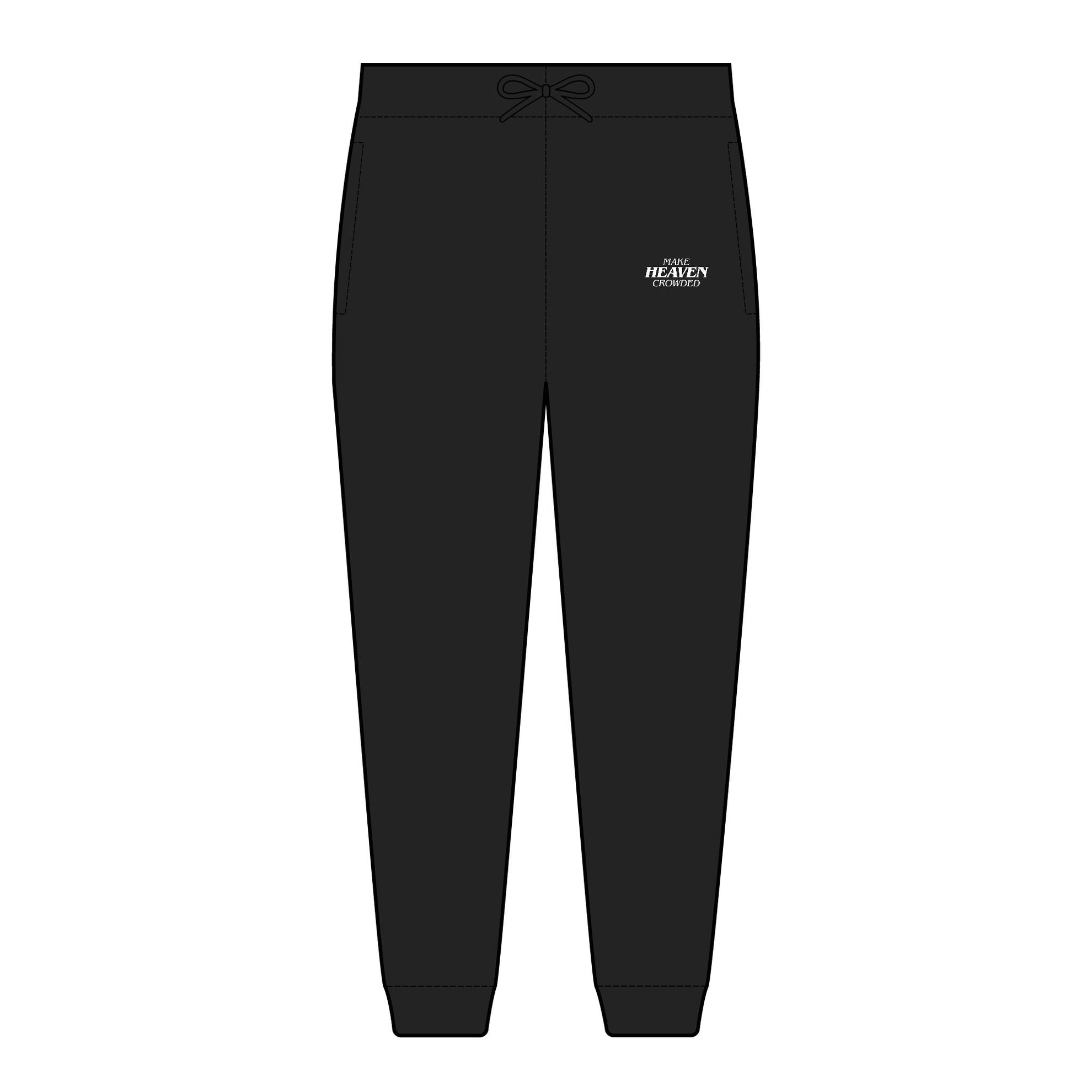 Make Heaven Crowded Joggers | Black
