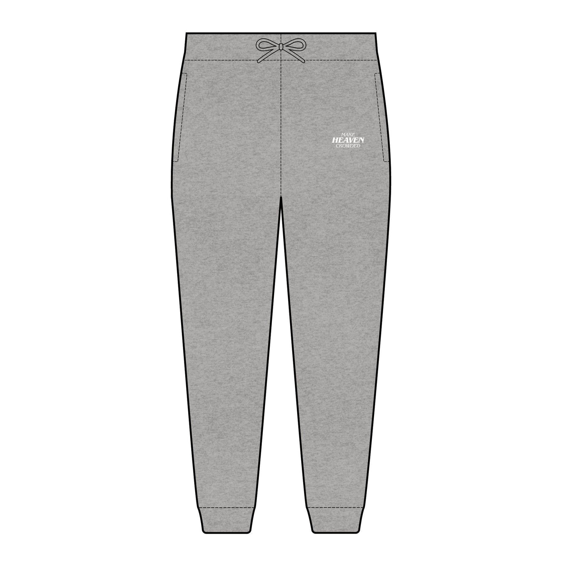 Make Heaven Crowded Joggers | Heather Grey