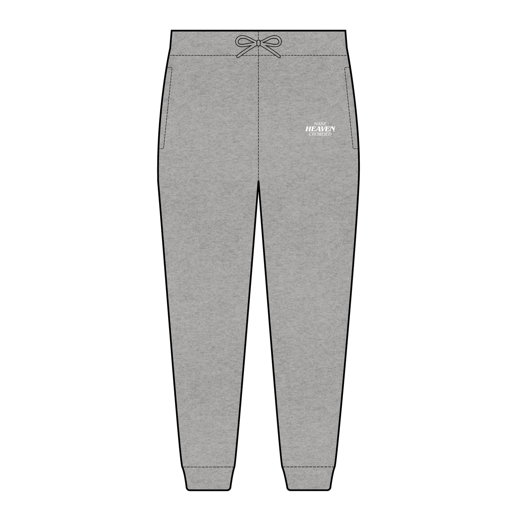 Make Heaven Crowded Joggers | Heather Grey